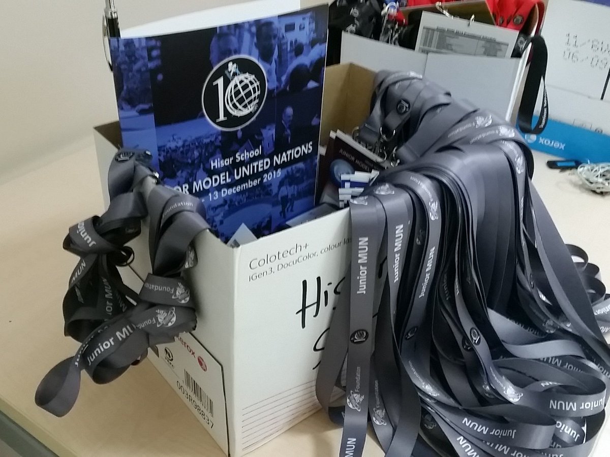 HisarJMUN's tweet photo. Everything's ready. Are you?! https://t.co/XN2k8WUN0R