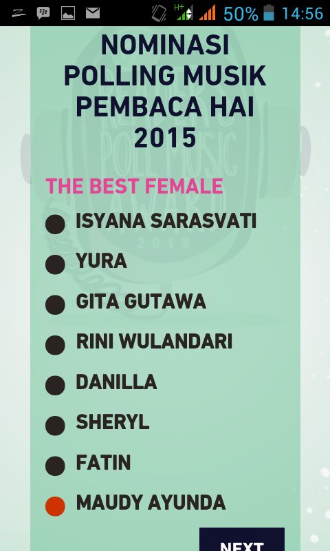 yuk <a href="/maudears_/">maudears_</a>  vote <a href="/maudyayunda/">Maudy Ayunda</a> untuk jadi The Best Female <a href="/HaiMagazine/">HAI</a> disini : bit.ly/VoteTheGania Makasih