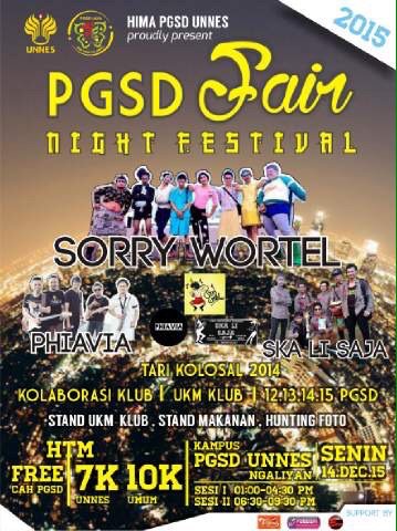 Phiavia bakal main di acara pgsd fair.. yg di pgsd harus catet tanggalnya yahh