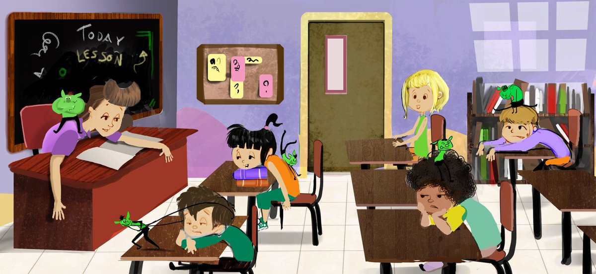 Kidsbackcare's tweet photo. Get your class on their feet during class to improve concentration & reduce #backpain #KB4TF #gremlins https://t.co/oNiPQQFQgF