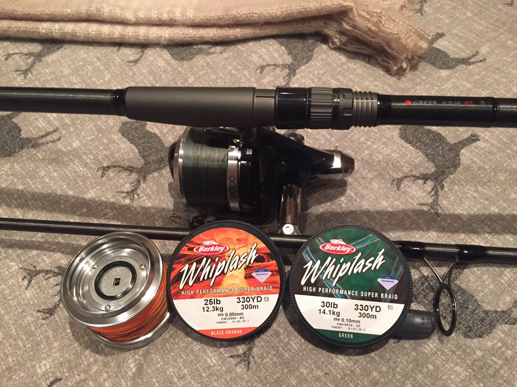 jayhoyle1's tweet photo. New kit for distance #spodding big thanks to @ericsangling @Greys_Fishing @BerkleyFishing #cantwaittogetout https://t.co/q0GixRRnrG