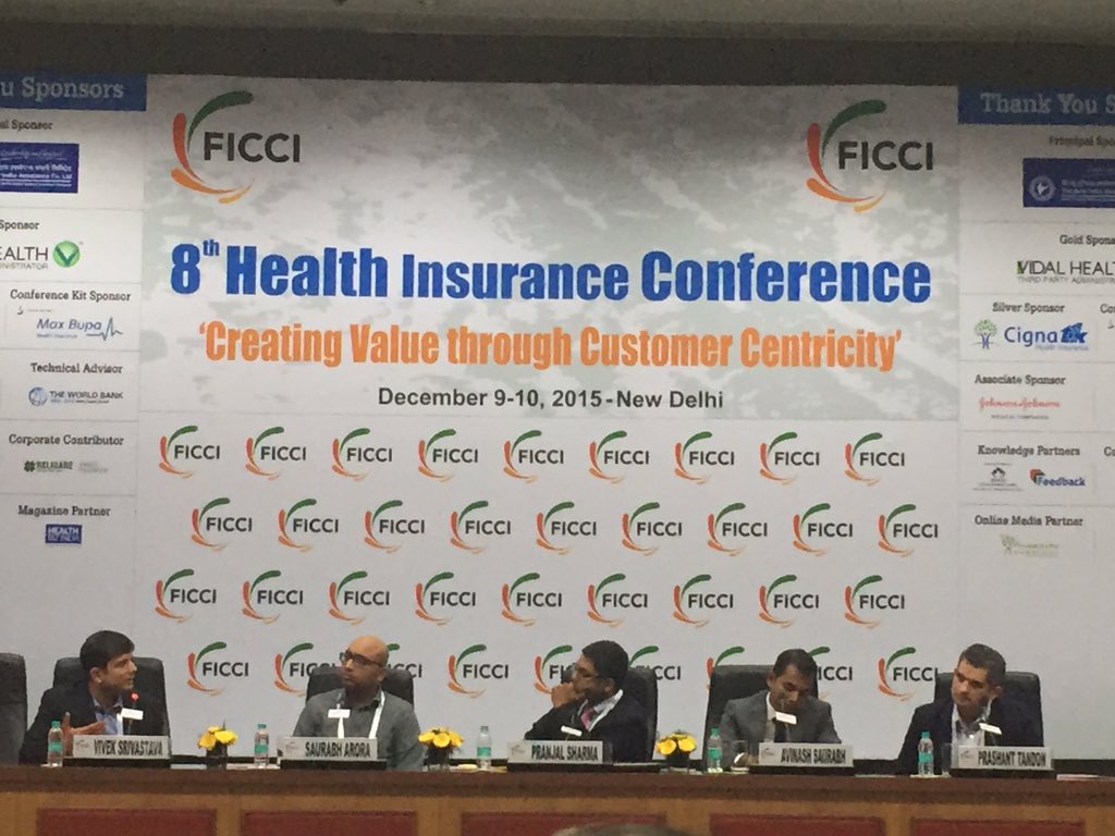 kousikraj's tweet photo. @lybrate @1mgOfficial talking about #ConsumerExperience @Ficci #HealthInsuranceSummit  - @health_o5 @edrneelesh https://t.co/JSoxRqPM8G