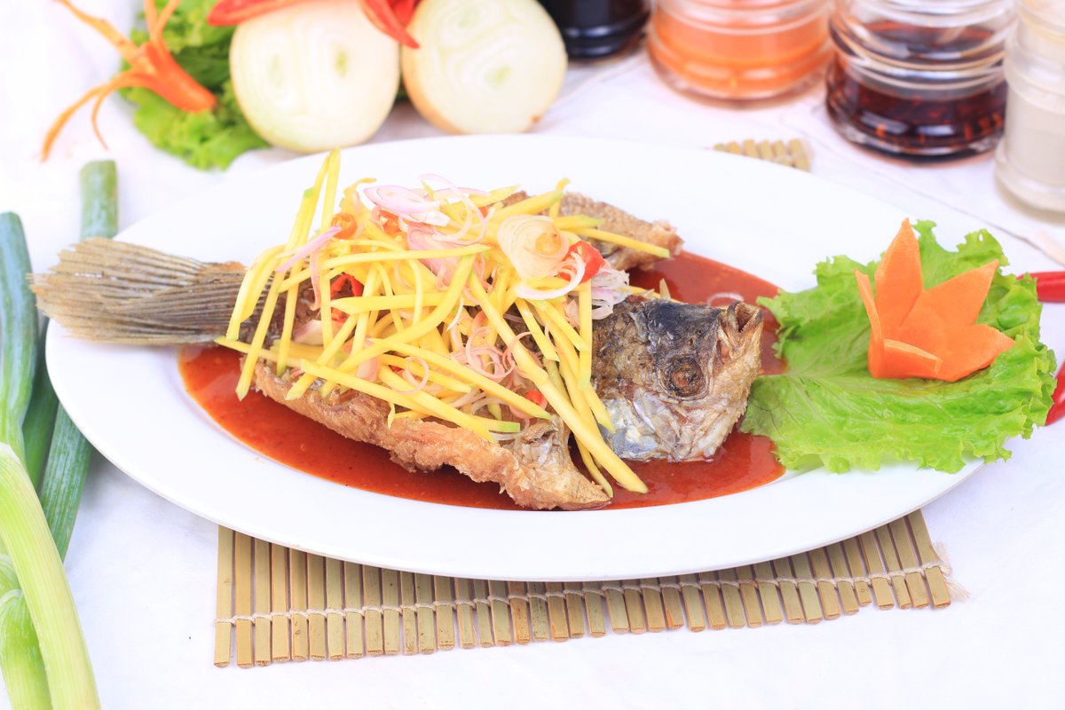 Gurame goreng saus mangga@DragonResto  #guramegorengsausmangga #guramegoreng #sausmangga #mangga #ikangurame #kemang