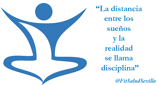 FitSaludSevilla's tweet photo. "La distancia entre los sueños y la realidad, se llama disciplina" #FelizJueves https://t.co/H92rGPHZ7c! https://t.co/Fp6bC2U2Yh