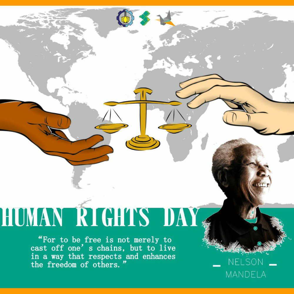 Today is Human Rights day. No. Everyday must be human rights day.