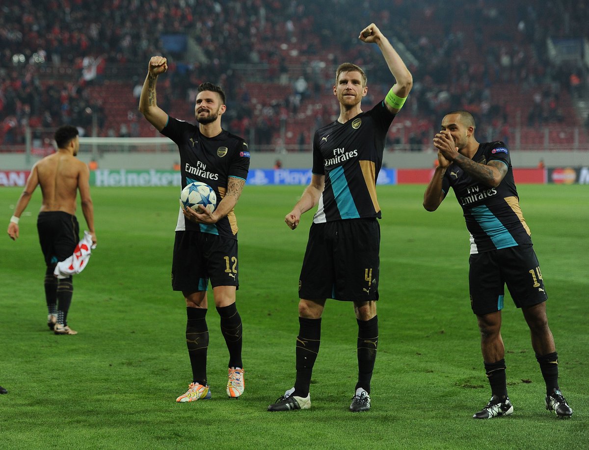 Arsenal's tweet photo. We want your views on #OLYvAFC. Tweet your match reports using #MyArsenalReport and we'll RT a selection https://t.co/uCzwKZ92mT