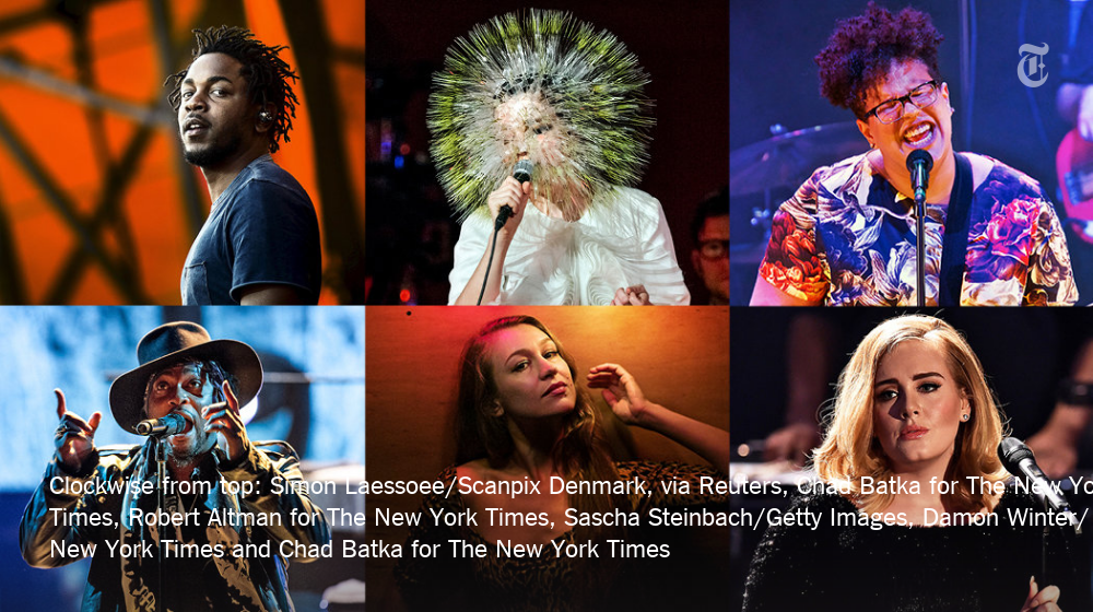 nytimes's tweet photo. The best albums of 2015 https://t.co/n2HwivZrQi https://t.co/YEOIiJlAEg