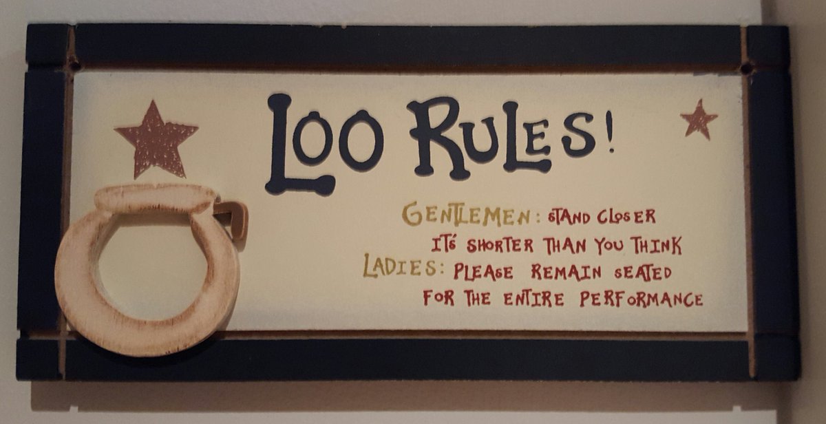idiomaslaura's tweet photo. New decoration for our loo! ! #loorules https://t.co/Qambl4XbQf