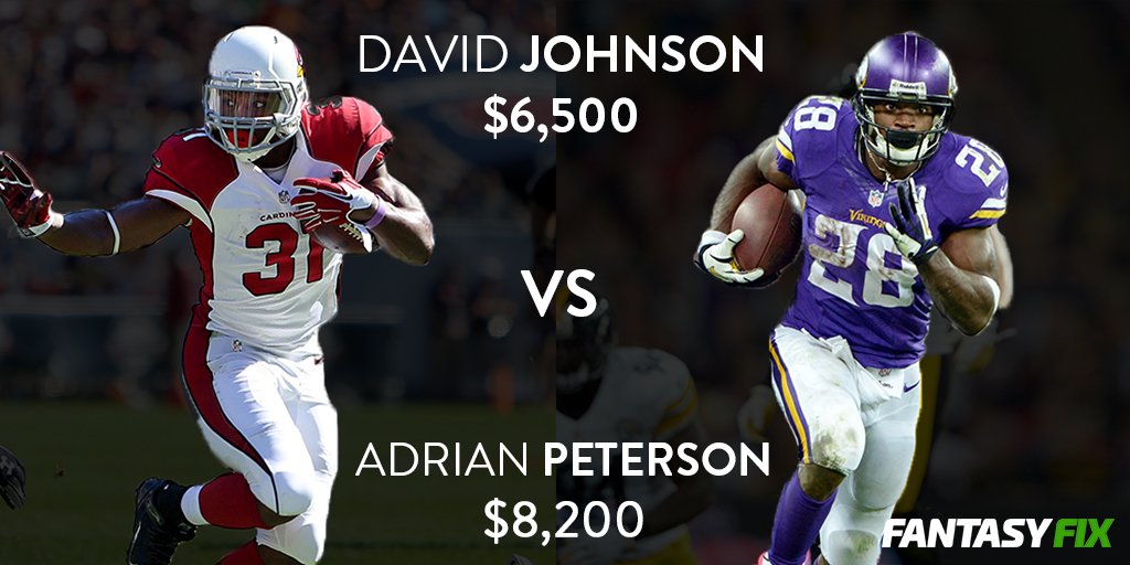 fanfixco's tweet photo. Johnson or Peterson? Who you got?

Draft your own line ups now at https://t.co/UoV4Dqg9Bu!

#nfl #dfs #fantasy https://t.co/qmOkEs4O87