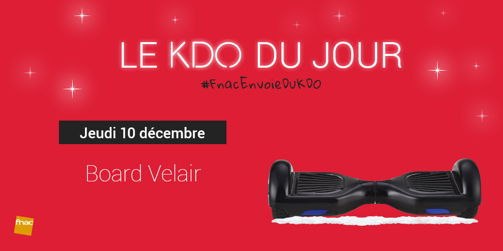 Fnac's tweet photo. [10/12] RT + tweete avec #FnacEnvoieDuKDO pour tenter de gagner ce smartboard Velair ! https://t.co/QWoAXh0Oyw https://t.co/ZOQc8XTsqI