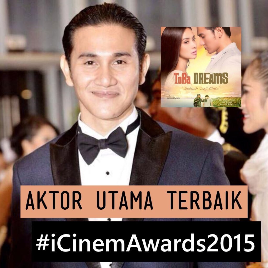 VinoGBastian__'s tweet photo. Thank U so much 🙏🏼 RT @iCinemAwards: #iCinemAwards2015 AKTOR UTAMA TERBAIK: Vino G. Bastian (Toba Dreams).Selamat! 🎉 https://t.co/9TesvBgDwJ