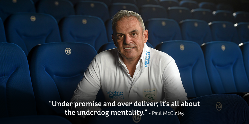 MontaukCons's tweet photo. “Under promise and over deliver; it’s all about the underdog mentality.“ @ElectricIreland #OnParWithPaul https://t.co/T7eHN0TxpX