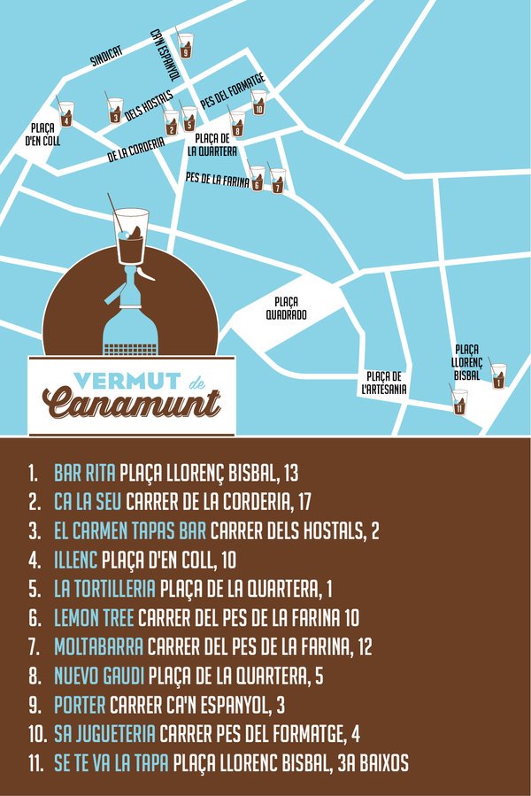 Youthing_es's tweet photo. El @VermutCanamunt se presenta en sociedad este sábado en Palma https://t.co/BRsdSsr5pt 11 bares el día 12 a las 13h https://t.co/pkpgmkVFhk