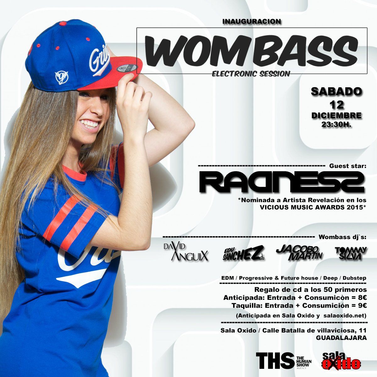 wombassguada's tweet photo. Sábado 12 Diciembre @RADNESSmusic + @edusanchezdj @AnguixDavid @jacobomartin @DjTommy_Silva "WOMBASS" / Guadalajara https://t.co/7gvDz6uycz