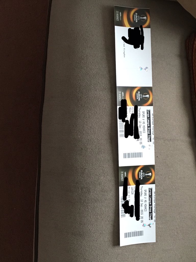 aaronlwinfield's tweet photo. So I'm going to the Spurs vs Monaco game tonight, 500 RTS and on the 69th minute I will run on and rugby tackle Rose https://t.co/IUX2fL1jPT