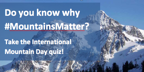 FAOForestry's tweet photo. It's International Mountain Day tomorrow! Know why #MountainsMatter? Take this quiz! https://t.co/RS3aJIS4RQ https://t.co/sgHBInAjik
