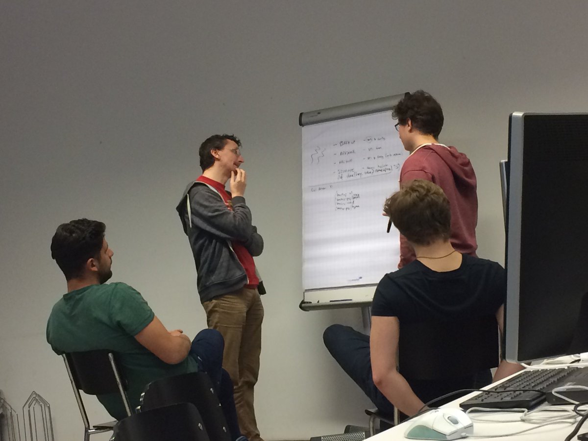 ICC_Lab's tweet photo. Teams formed, action's begun. Now let's see the progress. More to follow.. #icclab_hack #hackathon https://t.co/JukmAI0VF3