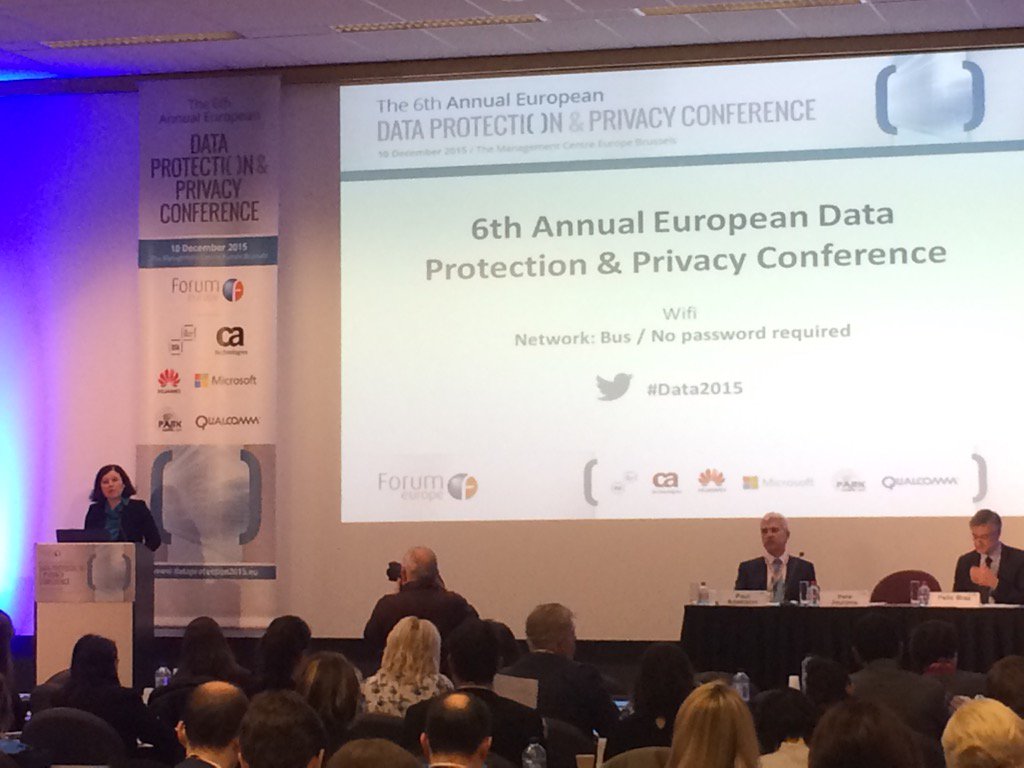 VeraJourova's tweet image. #data2015 happy to say #EUDataP reform is in its very final stage – hope to have an agreement within 2 weeks