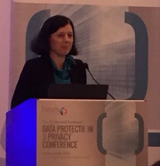 VeraJourova's tweet image. Where personal data travels, the protection has to travel with it #data2015