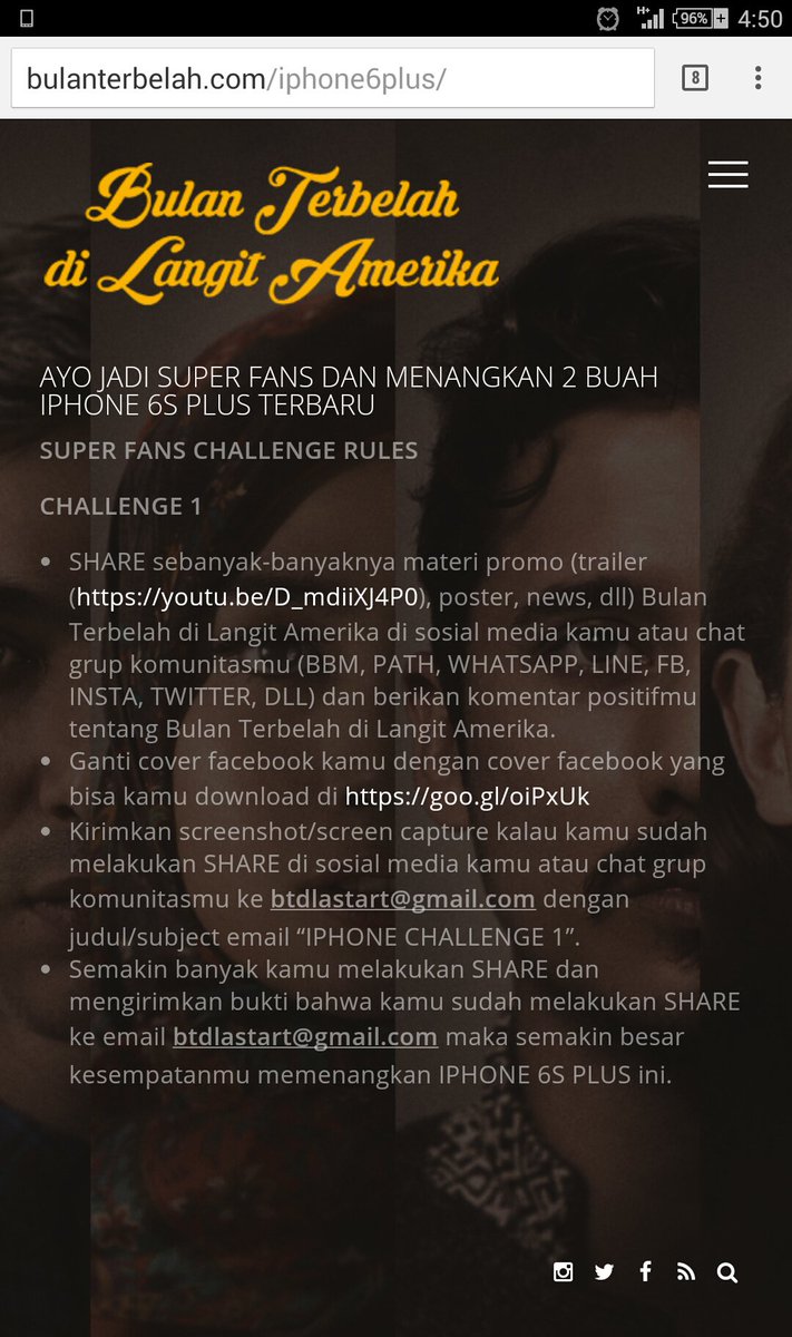 AN1PH's tweet photo. Belum terlambat.. Nyok ikutan nih challenge @eka_sari09  @nyakmaria @mpo_Dina 😉 #bulanterbelah #BTDLA #SUPERFANS https://t.co/Qfb0BKsdAY