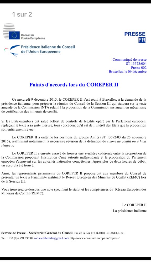ITEUSpeBx2015's tweet photo. Le CP du #COREPERII #mineraisjememobilise https://t.co/DYy117BXBw