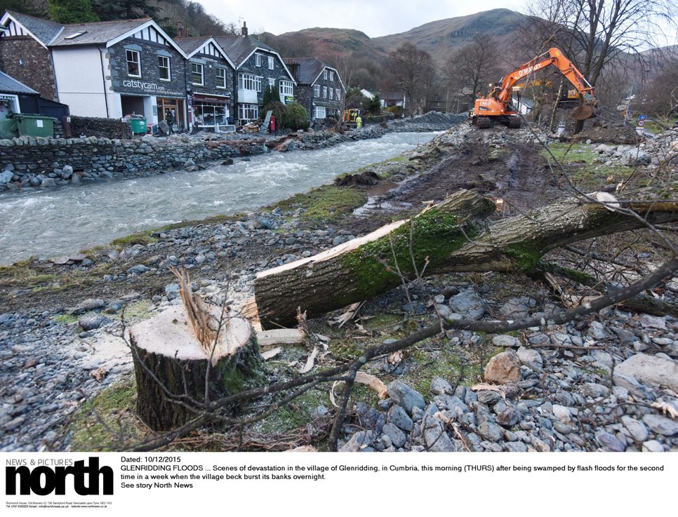 northnews's tweet image. Flash floods hit Glenridding for the second time after beck bursts its banks overnight - pics by @PaulKingstonNNP
