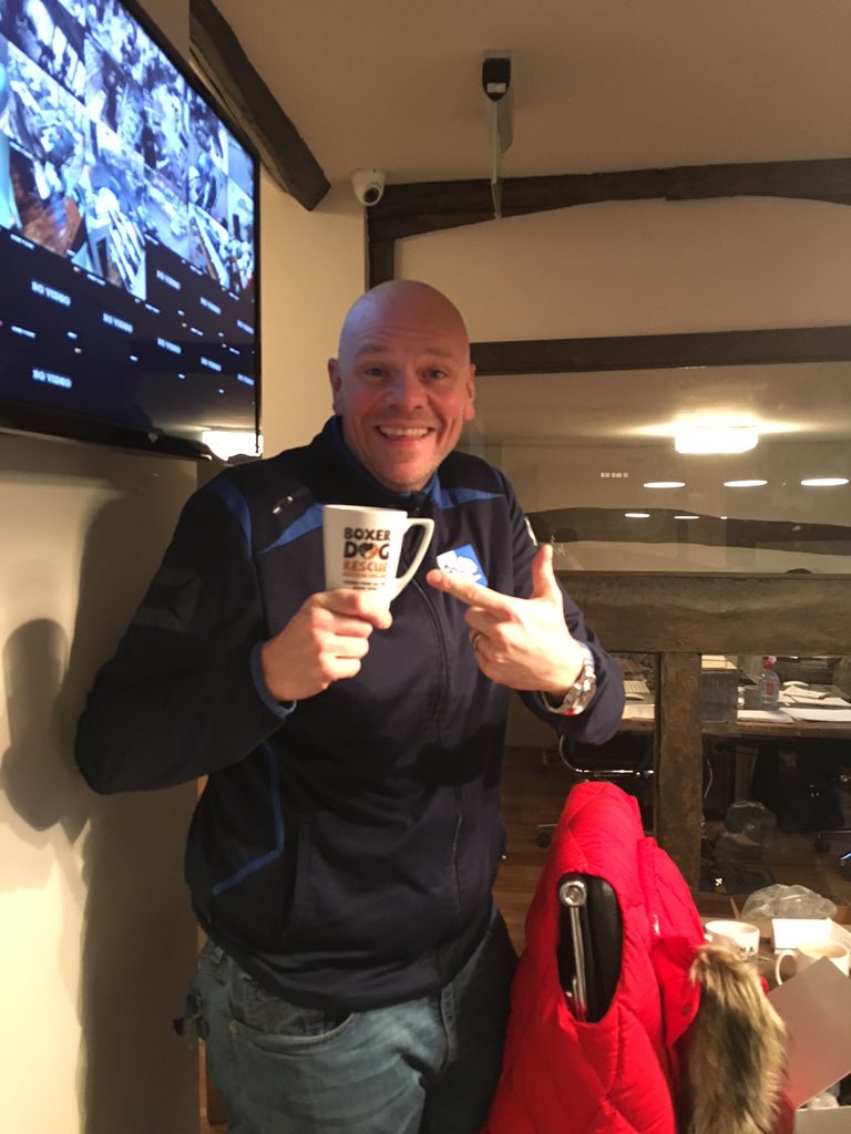 ChefTomKerridge's tweet photo. Thanks guys @boxerdogrescue can't wait to have a cup of tea out of it! https://t.co/4f0arIB74s