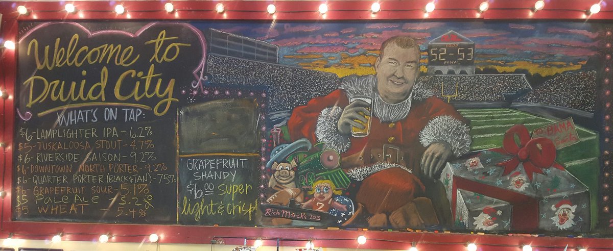 DruidCityBrew's tweet photo. We would like to thank Father "Bert"mass for our early  holiday Roll Tidings of Arkansas over Ole Miss! https://t.co/0c3bFlSixH