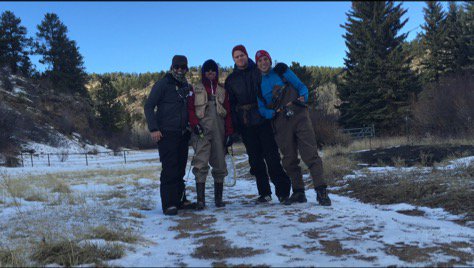 _CoachKent's tweet photo. Little fly fishing trip into the Rockies with @PetterMikalsen @therabbi13 and Arti #OffSeasonFun #PioGolf https://t.co/zUpvJGVv6m