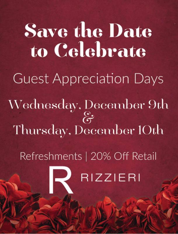 Rizzieri's tweet photo. Today is the last day of our Guest Appreciation Days. Don't miss out on your chance to save! https://t.co/X5aC0EX95K https://t.co/T59DnbZnbI