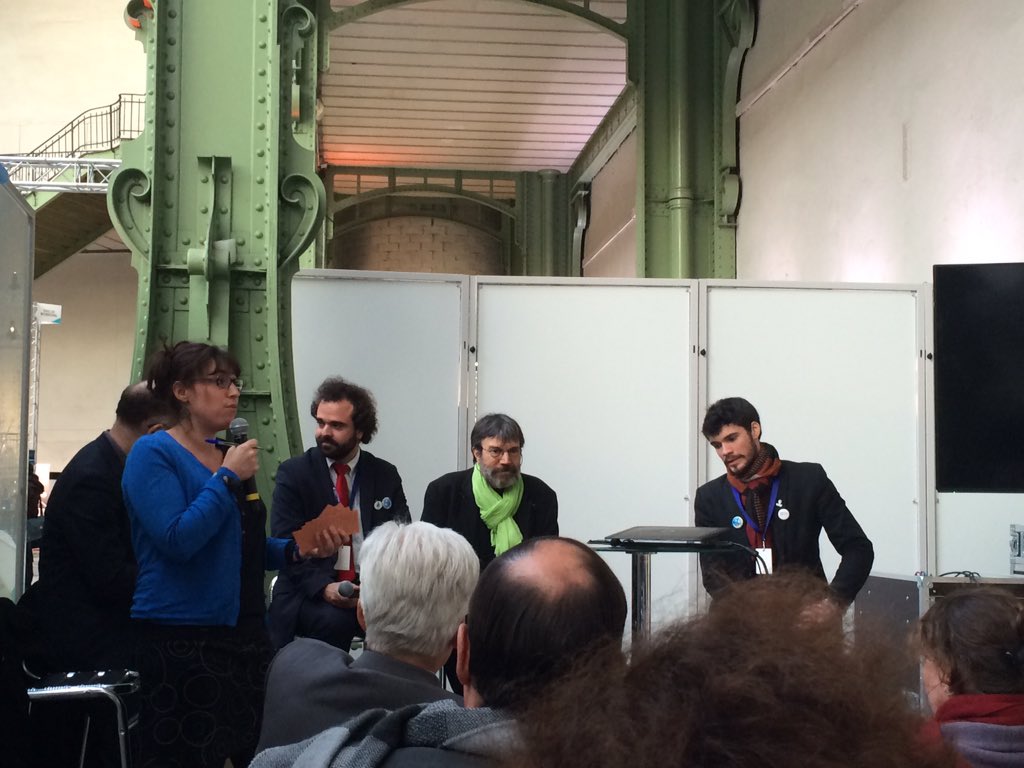 Regionsdefrance's tweet photo. Conférence au Grand Palais : "le débat citoyen planétaire, le jour d'après" #cop21 #WWViews #scop21 https://t.co/EuIsVoWqv7