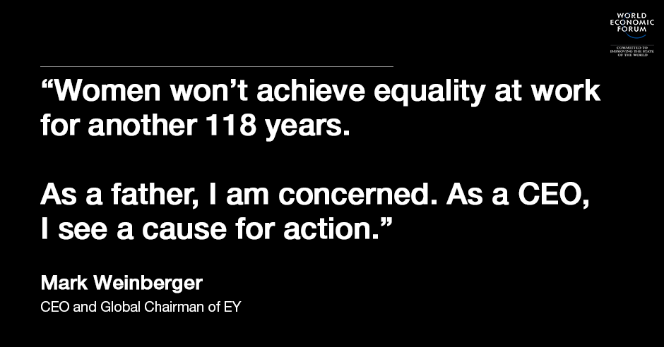 wef's tweet photo. Let’s not wait a century: 3 ways to close the #gendergap right now https://t.co/8S9cVdEiku @EYnews https://t.co/9MSO5gUwdn