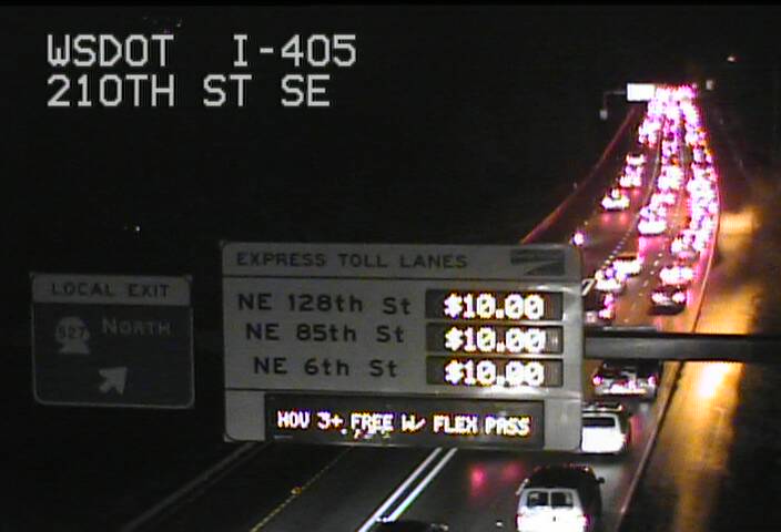 WSDOT Good To Go! on X: Headed from Lynnwood to Bellevue? Estimated travel  time savings in #405ETL is 16 minutes for a toll rate of $10.   / X