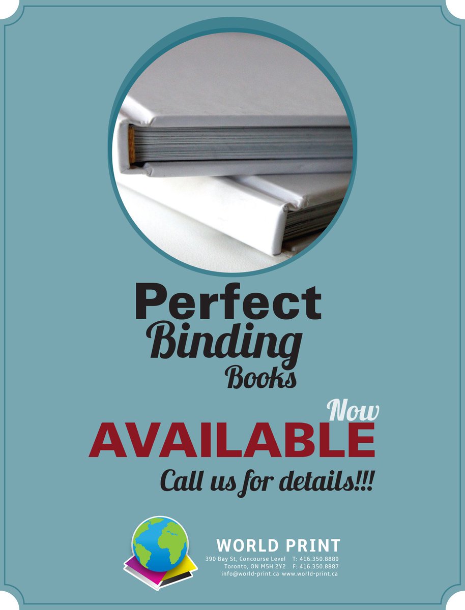 WorldPrintTO's tweet image. Make books for any occasion, only at world print! 
#worldprint #perfectbinding #books #bind #printing #downtown