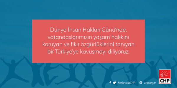 #10AralıkDünyaİnsanHaklarıGünü hatırlatıcısı ve takipçisiyiz, unutulmamasını sağlamak sivil toplum görevi.