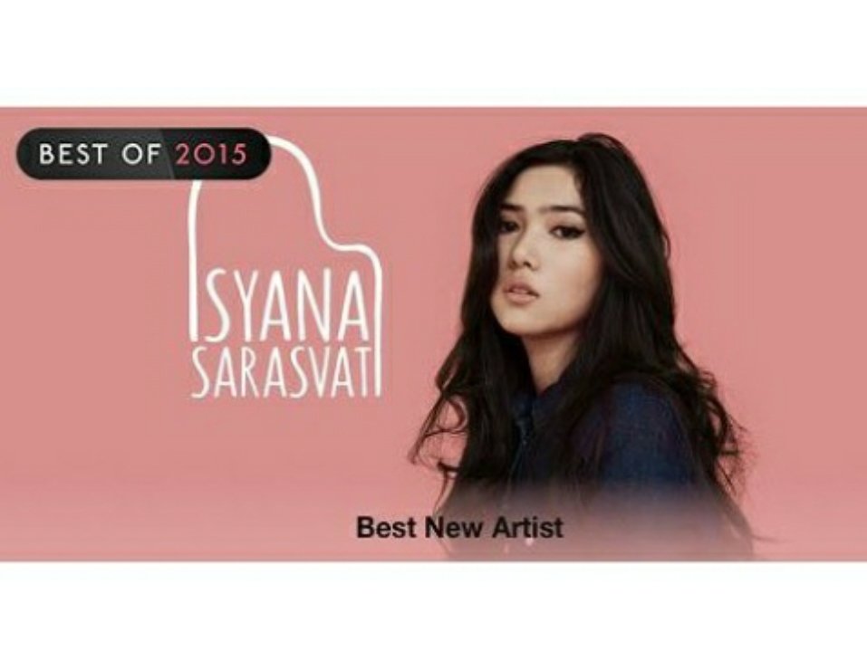 Congratulation <a href="/isyanasarasvati/">Isyana Sarasvati</a>  terpilih sebagai Indonesia's Best New Artist di "iTunes Best of 2015"