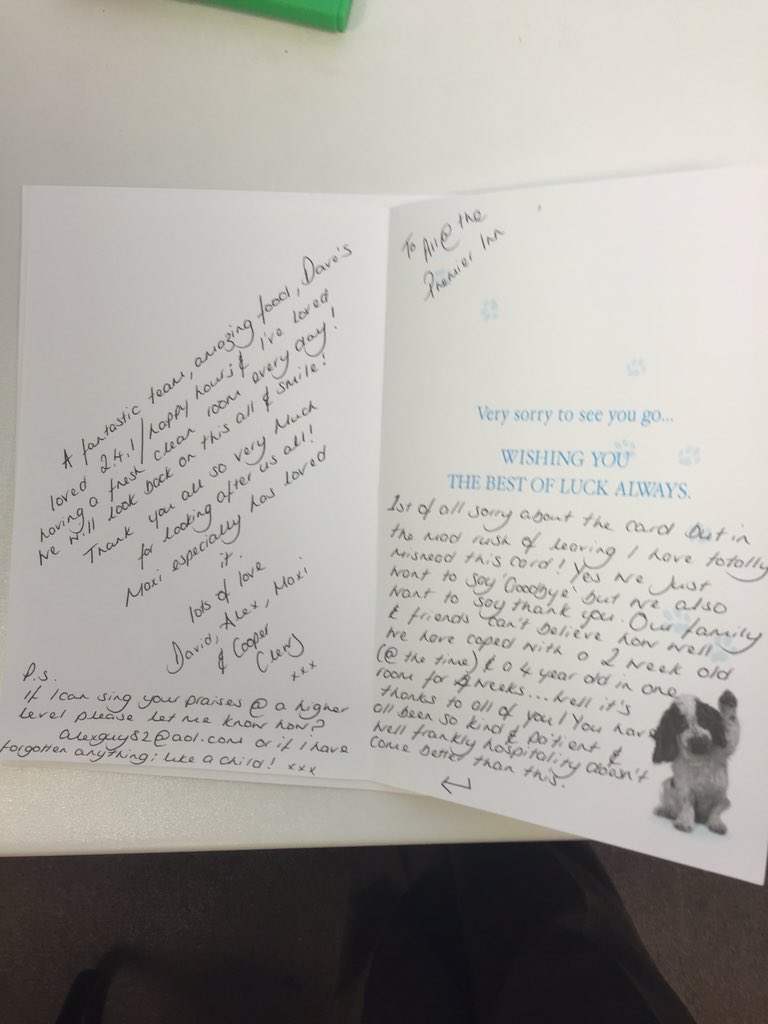 #HospitalityDoesntComeBetterThanThis   #BornToBePurple <a href="/OCRrick/">Rick Rose-Coulthard</a> <a href="/placemadebyyou/">A Place Made By You</a>