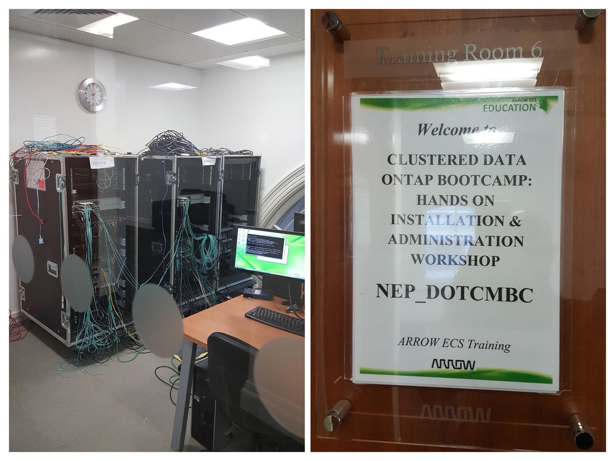 SherazR_'s tweet photo. Hands on #netapptraining in progress @ArrowECS_Edu #NCDA #NSCIE #CDOT #London #NetApp https://t.co/zlHO8QpqNs