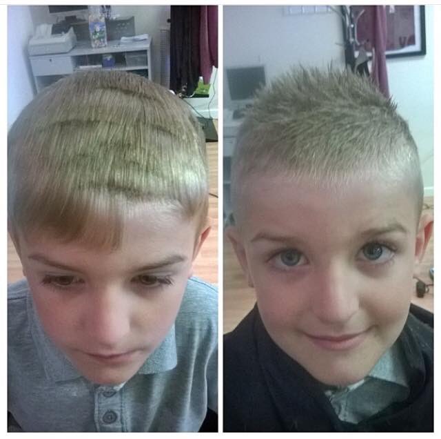 Brynn Love Hair On Twitter That Awkward Time Your Kid Cuts His