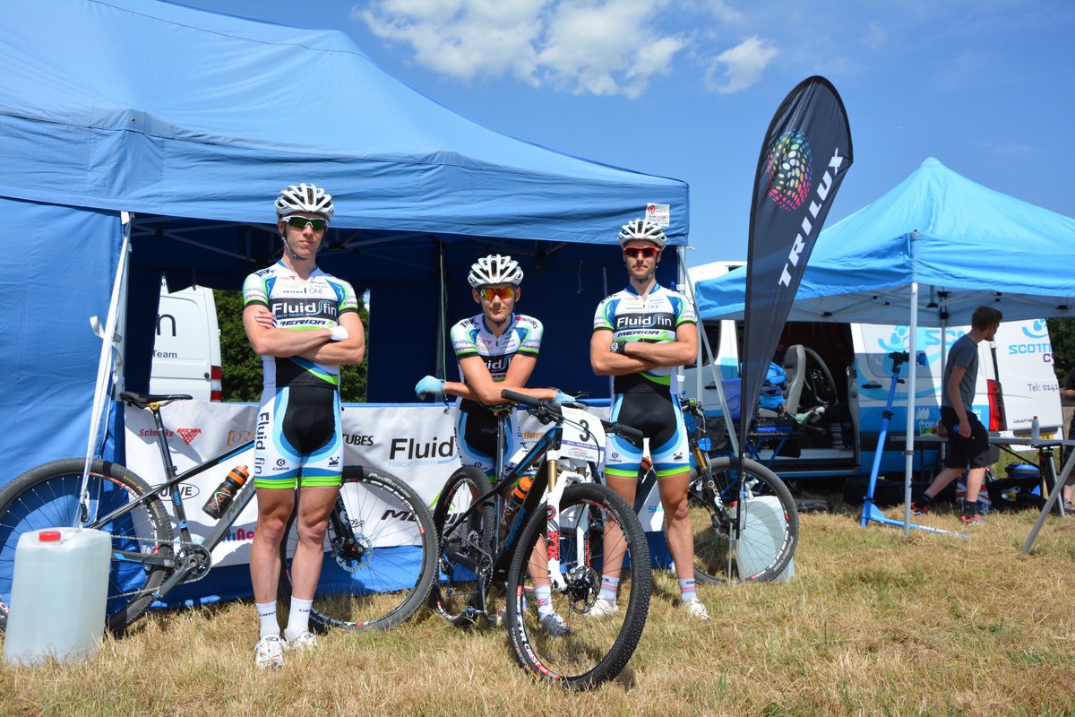 FluidFin's tweet photo. #TBT to the team's standout performance at the British XC MTB National Championships at @Hadleigh_Park. Good times. https://t.co/mmwGCbjNeF