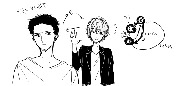 そうめぐってイラストあんまり描いてないな～と思ってたら変なもん発掘した・・・・・・・・・・こりゃホモだ・・・・・・・・・・・身に覚えのないメモ・・・・・・・・・・・・・・・・ 