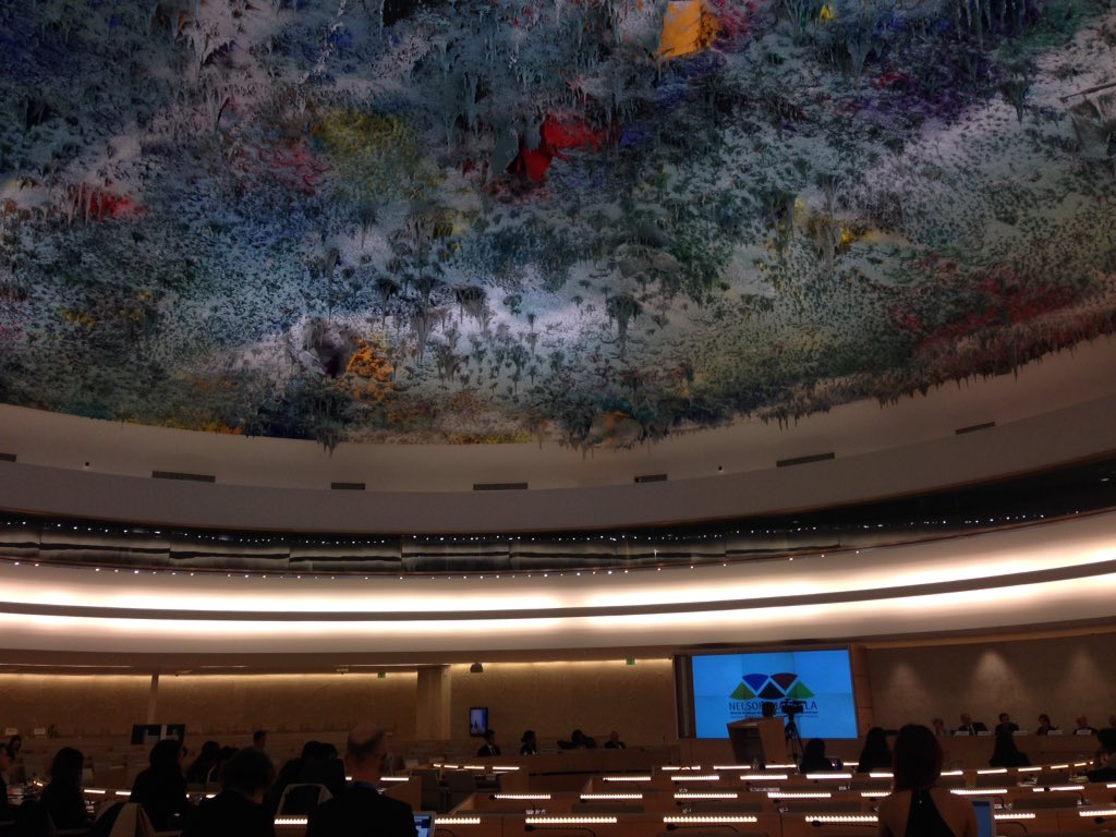 BarbaraRWachter's tweet photo. Im Uno-Menschenrechtsratssaal am Internationalen Tag der Menschenrechte! #HumanRightsDay2015 https://t.co/urVOngzJHQ