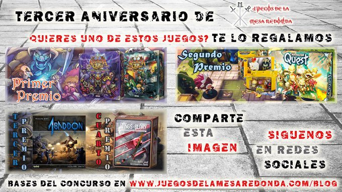 Cumplimos 3 años y regalamos un montón de juegos - juegos de la mesa redonda CV3JW7TWUAApFVj