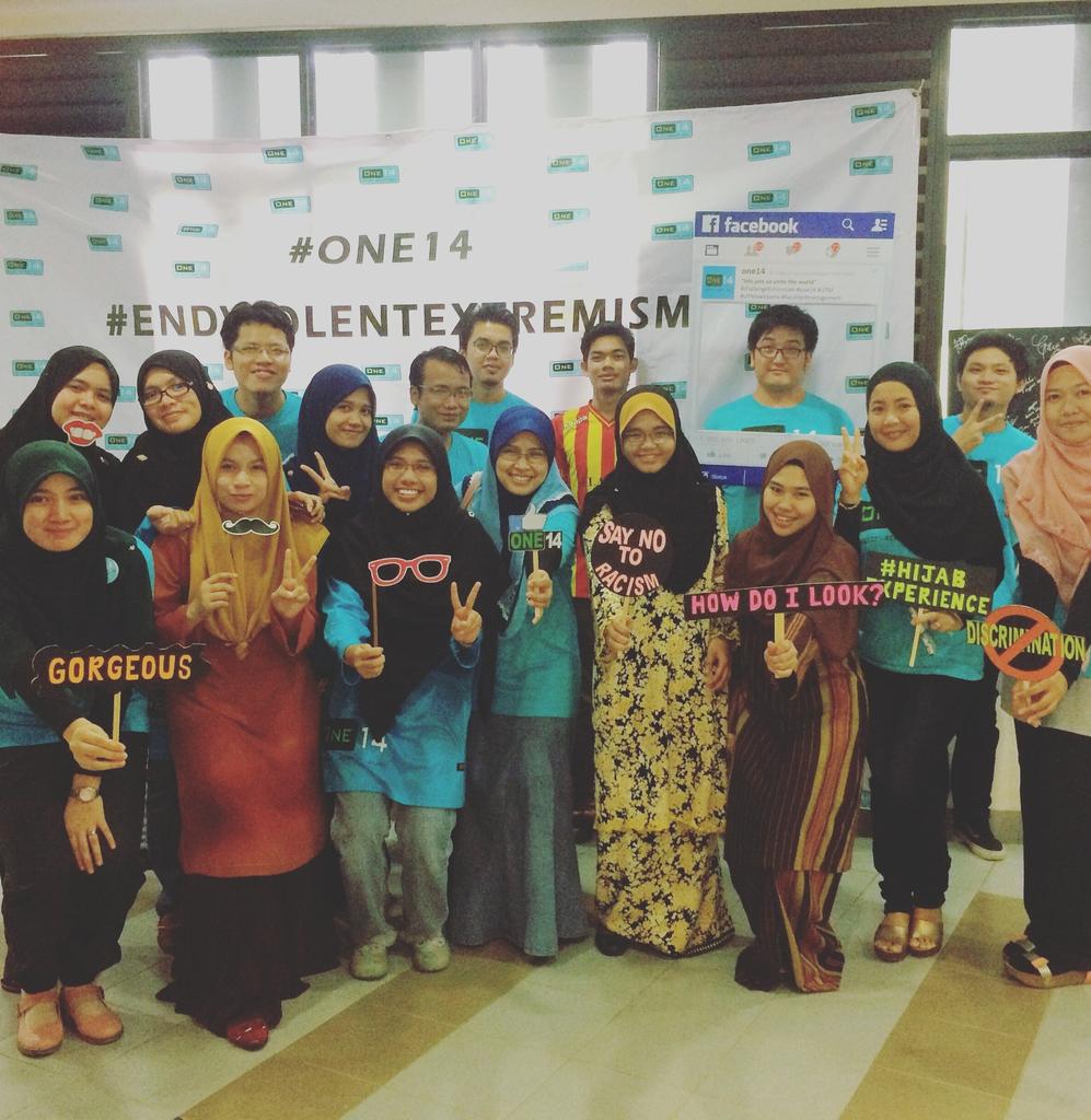 one14_p2p's tweet photo. We are One 14. #one14 #challengeExtremism https://t.co/A4Al5yGG1J