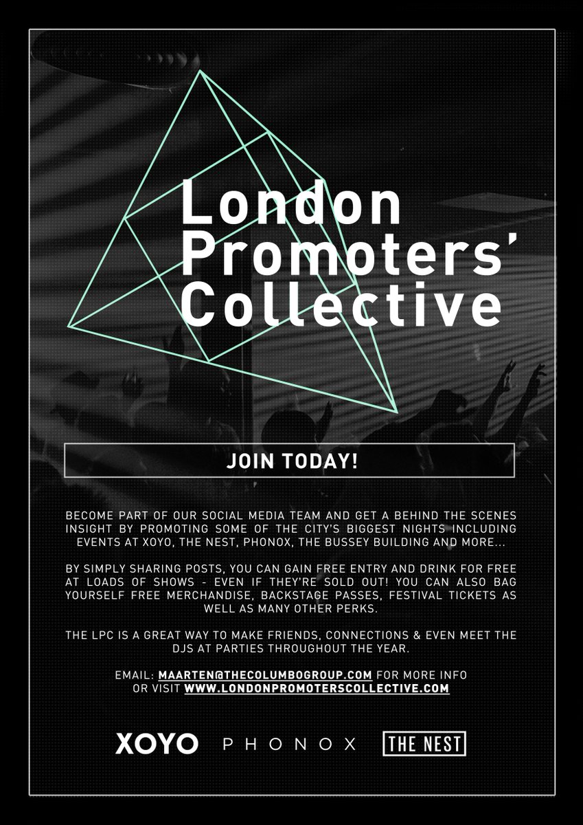 Love clubbing? With the <a href="/LondonPromoterC/">The LPC</a> you can earn guestlist, festival tickets &amp; more.
londonpromoterscollective.com