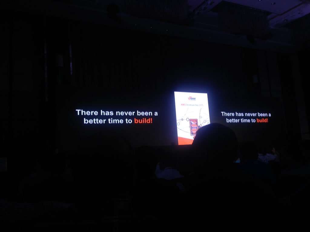 blazeclan_hq's tweet photo. #AWSDeveloperDay All companies are software development companies. #pune with @dkagliwal https://t.co/bBtWKkuLVp