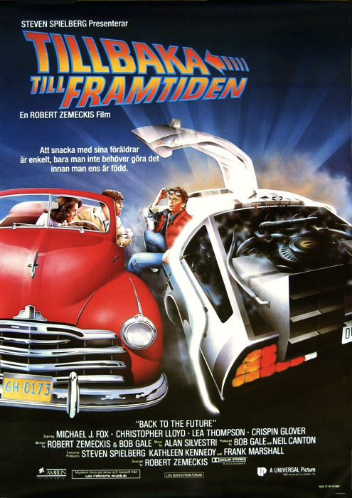 映画ポスター「バック・トゥ・ザ・フューチャー」 （原題：Back to the