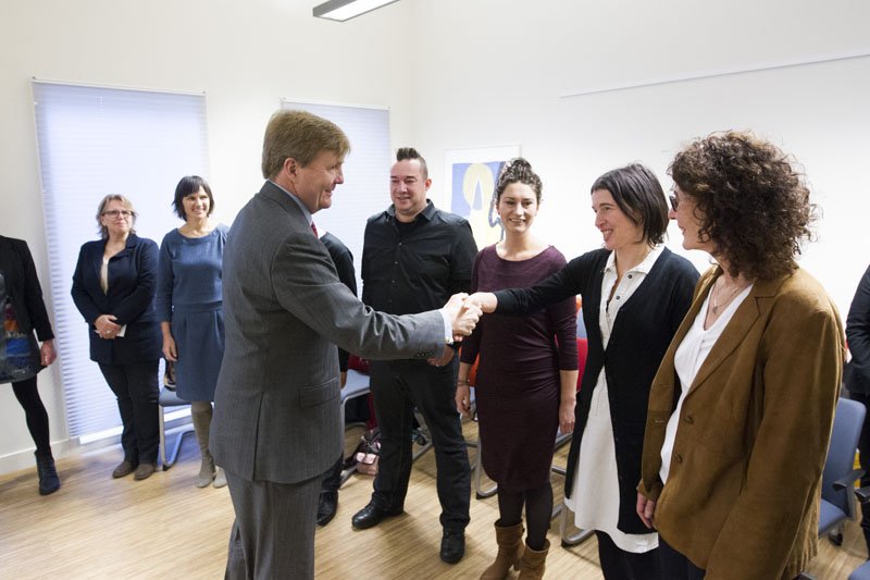 De Koning sprak vandaag in #Nijmegen met mensen die werken in de #thuiszorg