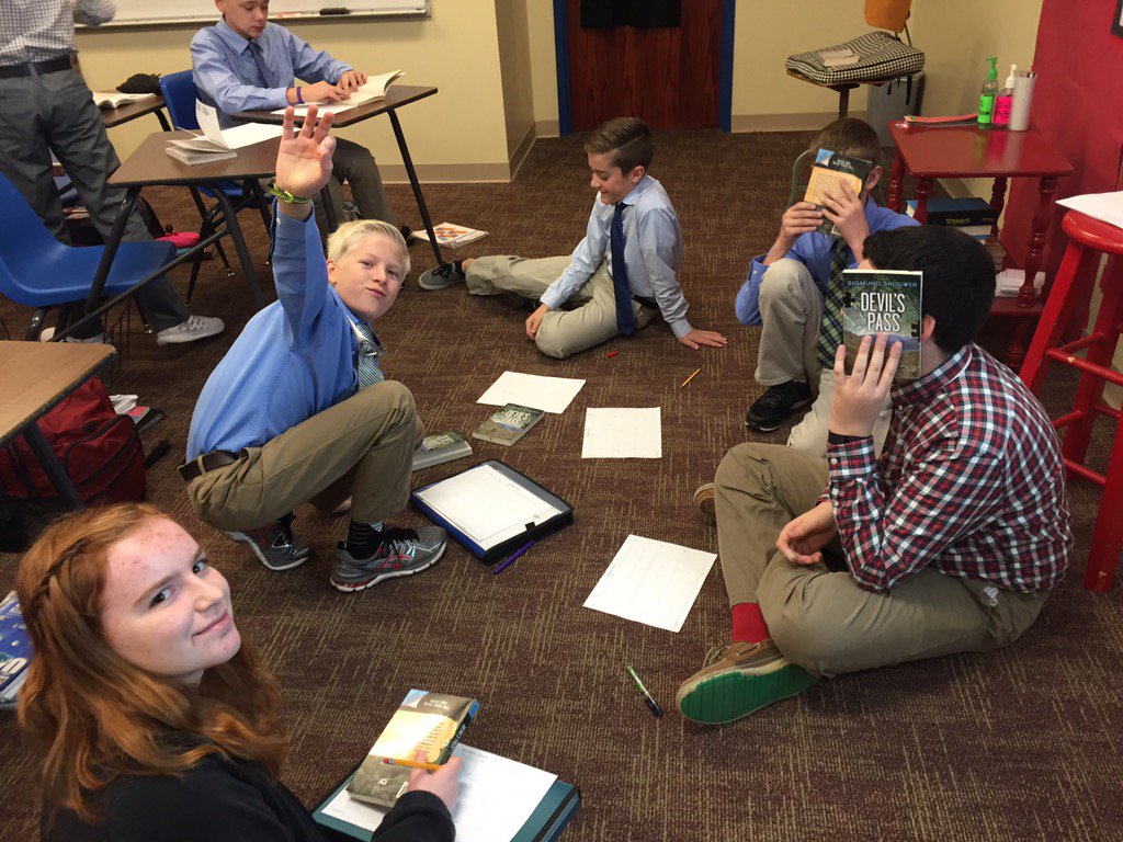 MrsLs7's tweet photo. Book clubs have begun! https://t.co/RWU03T3wZr
