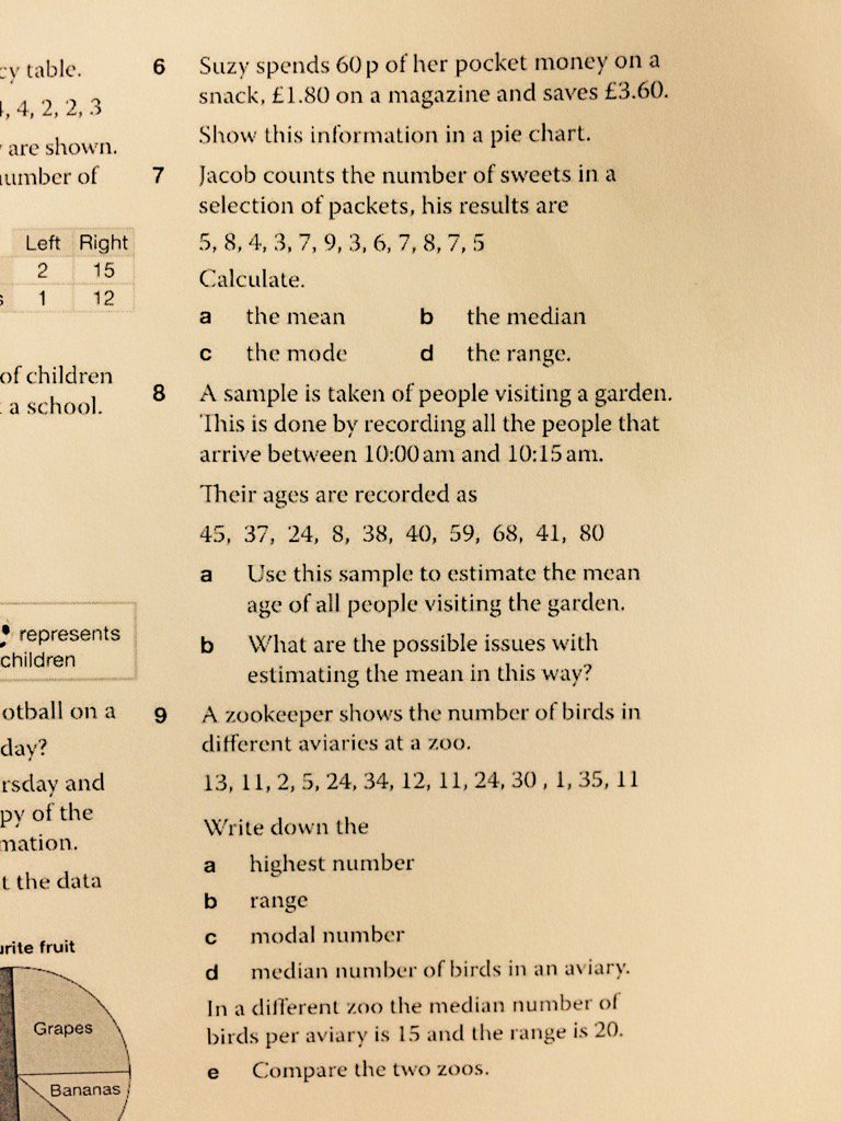 MathsWiddop's tweet photo. Some revision questions on data handling. https://t.co/zEyk5mixiJ